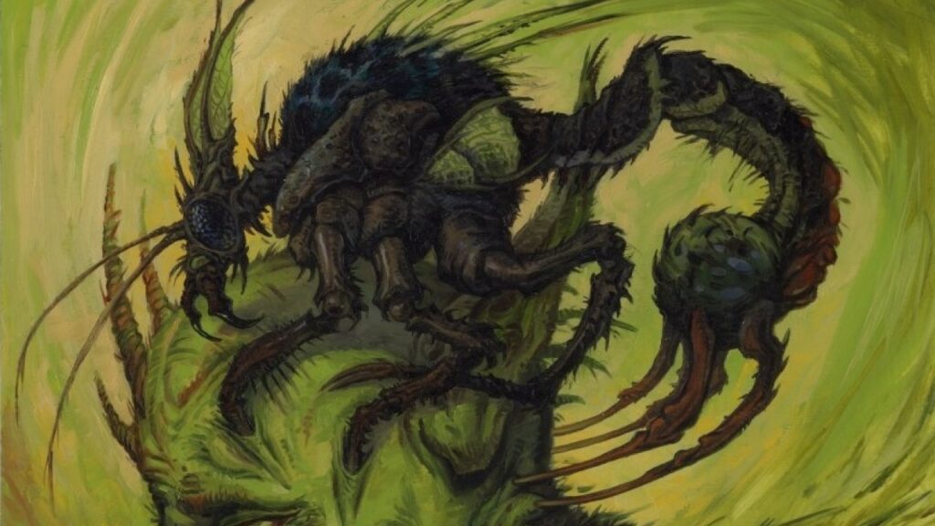 Wirewood Symbiote | Scourge | Art by Thomas M. Baxa