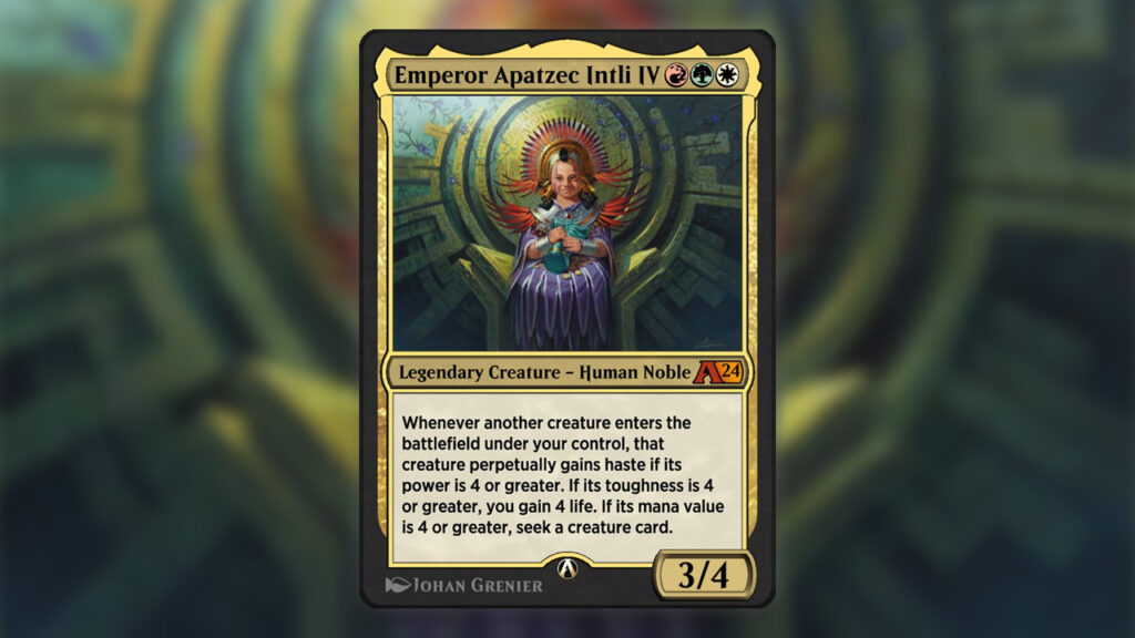 Emperor Apatzec Intli IV