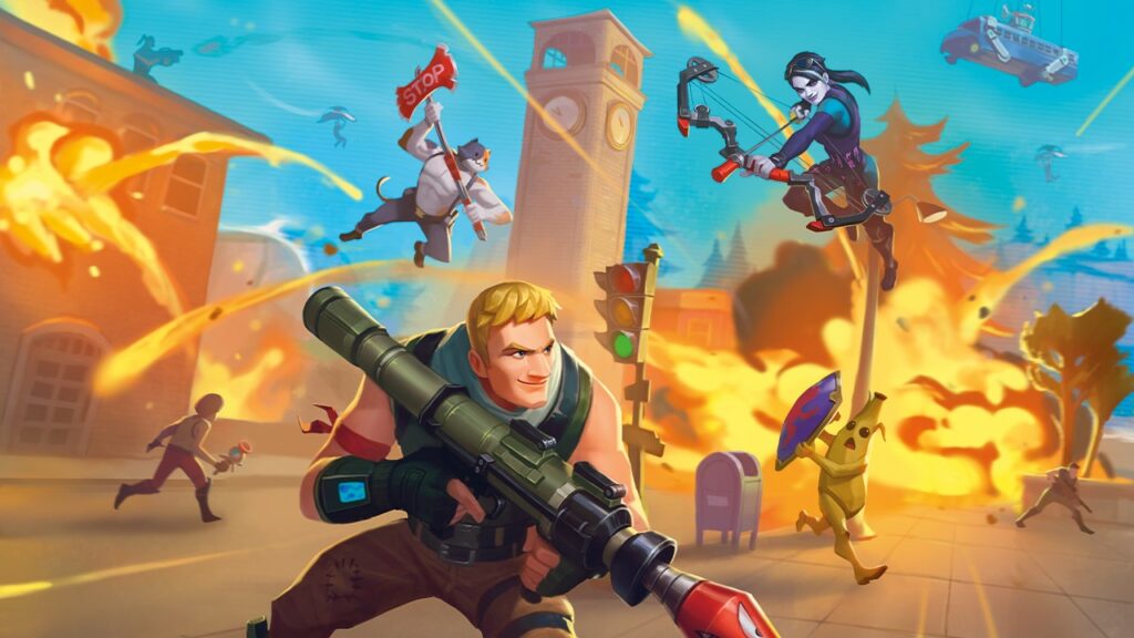 Battle Royale | Secret Lair x Fortnite | Art by Felipe Martini