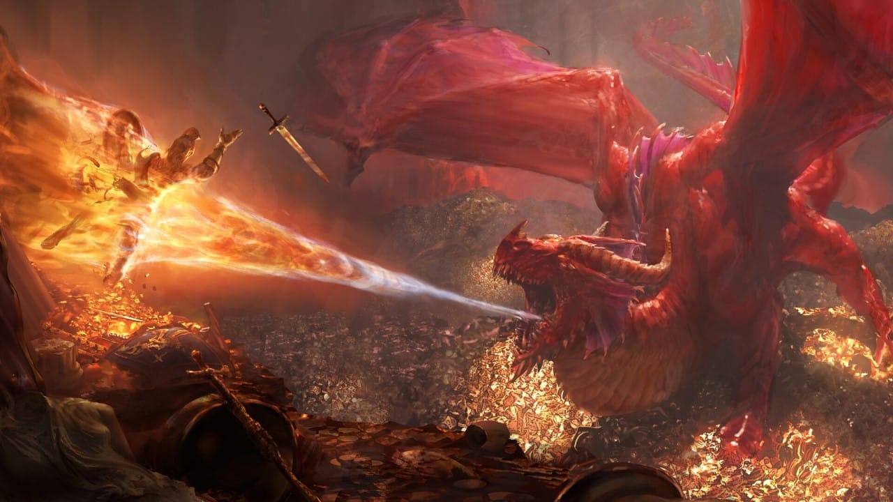 Dragon's Fire | Adventures in the Forgotten Realms | Art by Campbell White