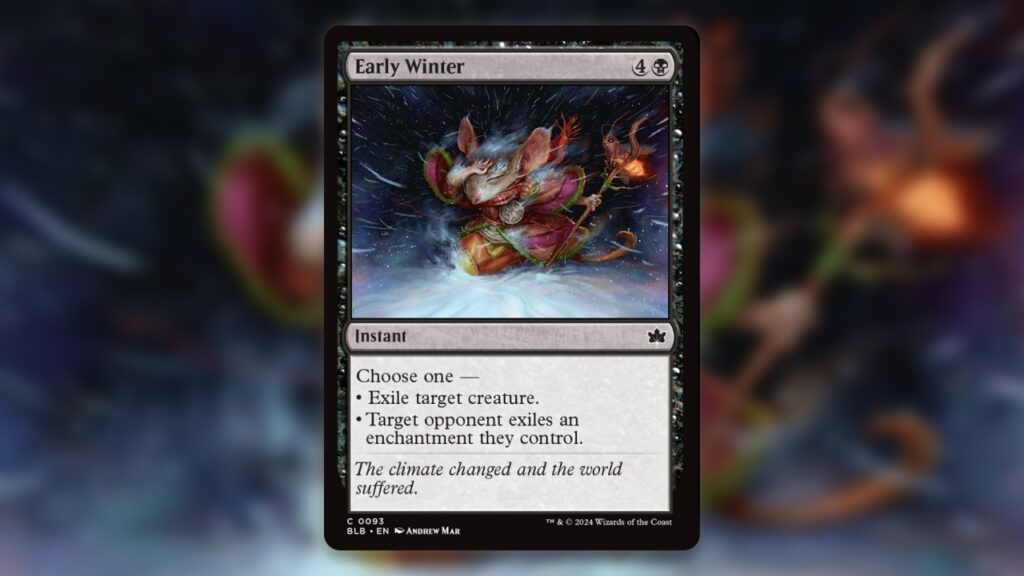 Early Winter | Bloomburrow | Art by Andrew Mar