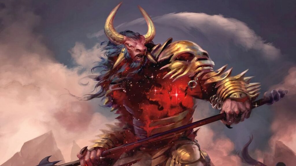 Mogis, God of Slaughter | Born of the Gods | Art by Peter Mohrbacher