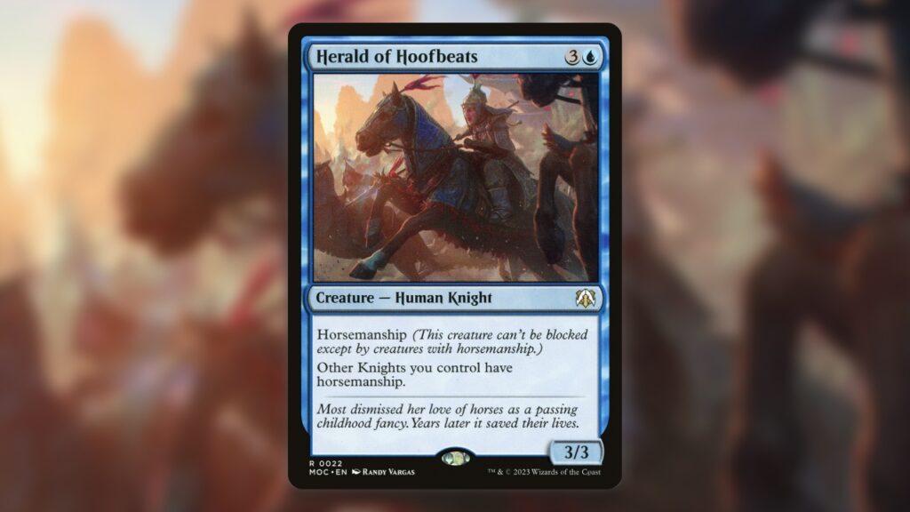 Herald of Hoofbeats MTG | March of the Machine Commander