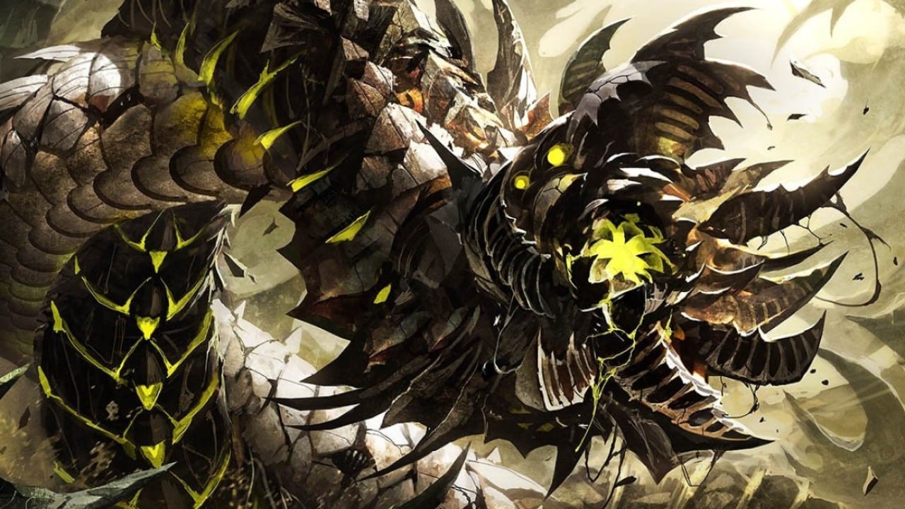 Wurmcoil Engine | Scars of Mirrodin | Art by Raymond Swanland