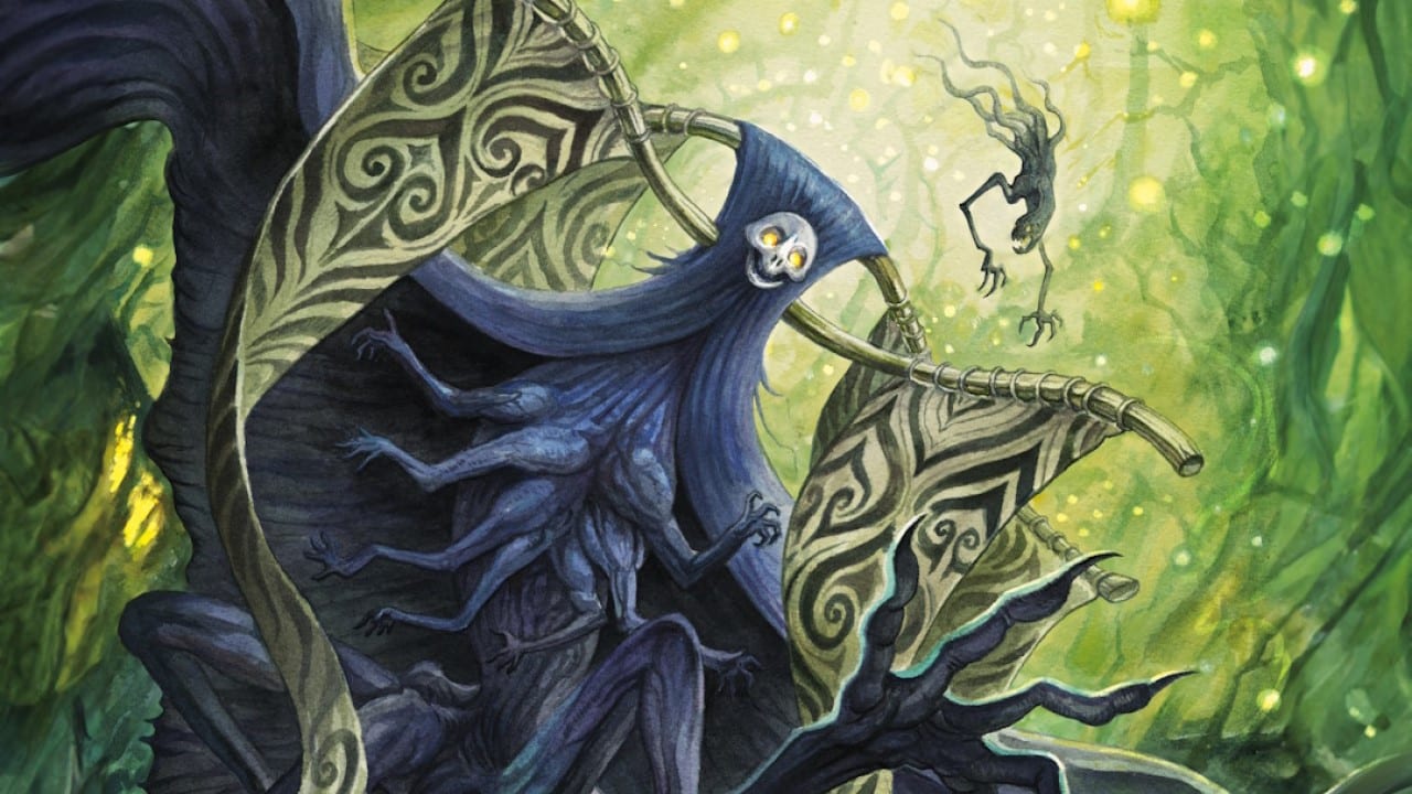 Overlord of the Hauntwoods | Duskmourn: House of Horror | Art by Aogachu