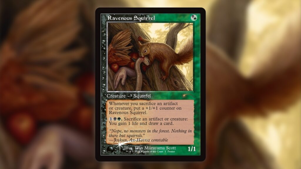 Magic-Con-Bloomburrow-Spoilers-Ravenous-Squirrel
