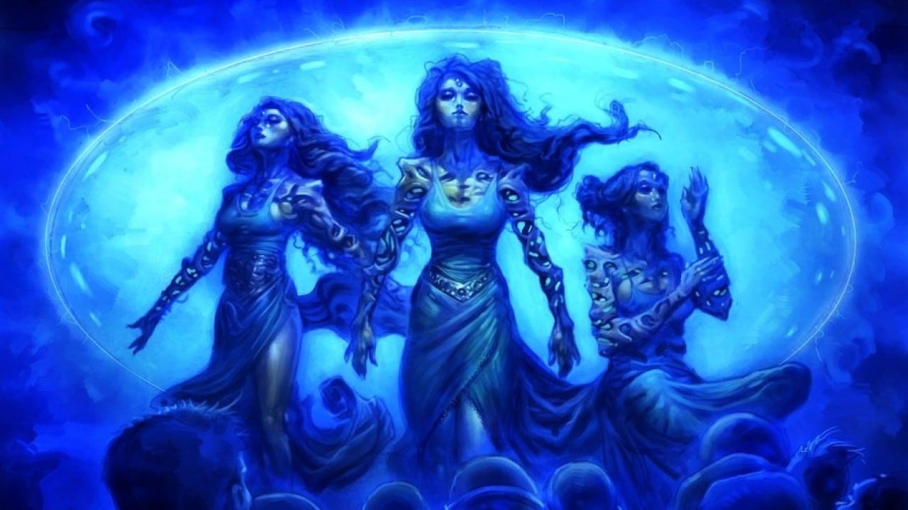 Sen Triplets | Alara Reborn | Art by Greg Staples