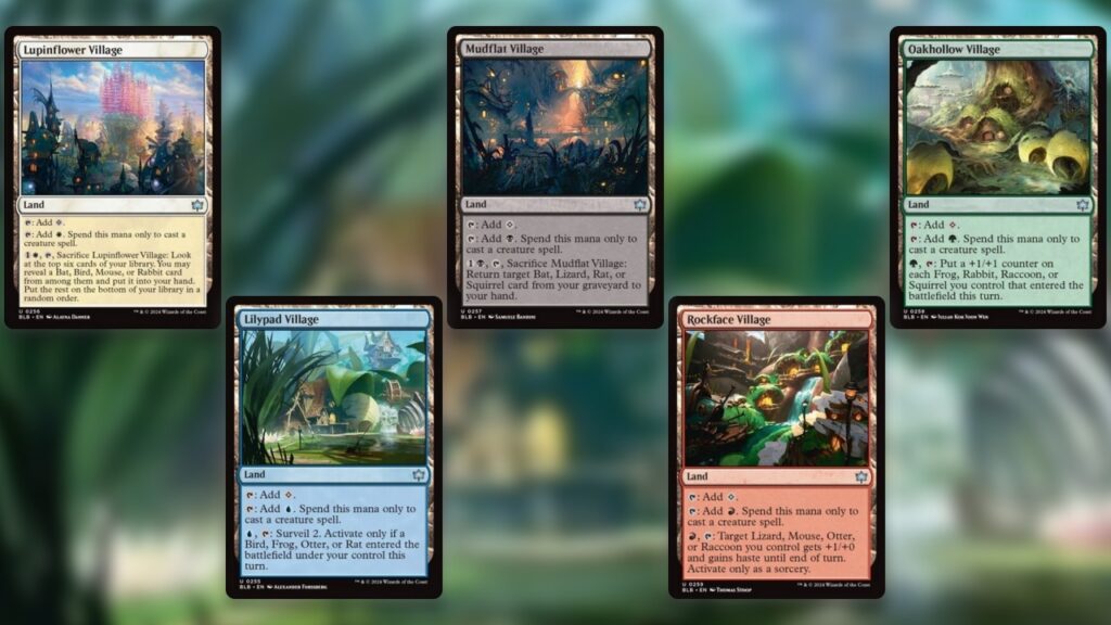 The Village Land Cycle | Bloomburrow
