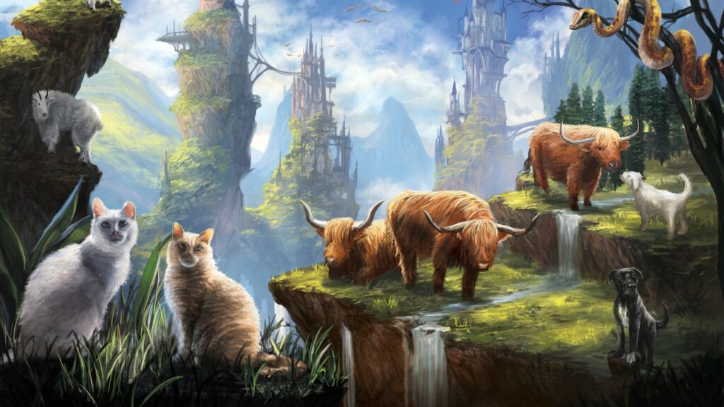 Animal Sanctuary | Core Set 2021 | Art by Alayna Danner