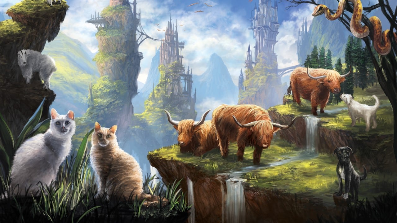 Animal Sanctuary | Core Set 2021 | Art by Alayna Danner
