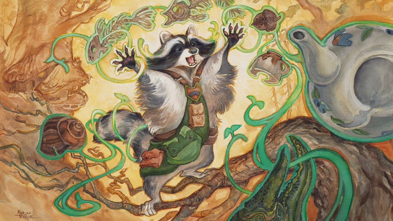 Keen-Eyed Curator | Bloomburrow | Art by Mariah Tekuive