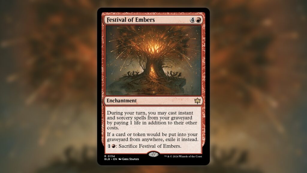 Best Bloomburrow Cards Commander Festival of Embers