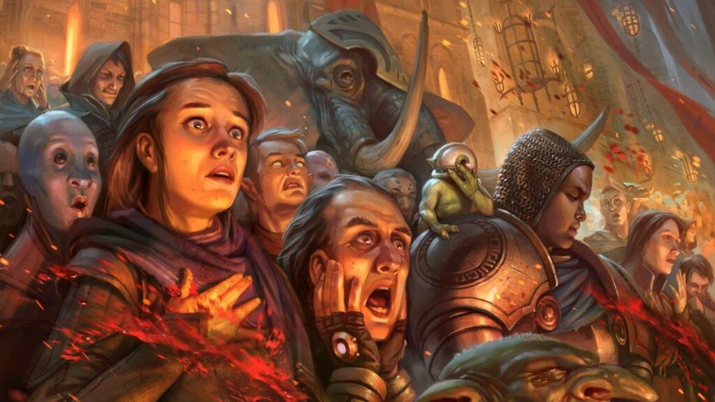 Captive Audience | Ravnica Allegiance | Art by Dmitry Burmak
