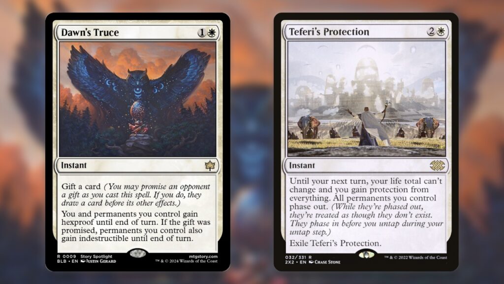 Dawn's Truce and Teferi's Protection