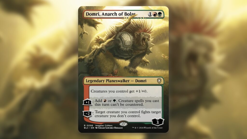 MTG Animated Army Commander Domri, Anarch of Bolas