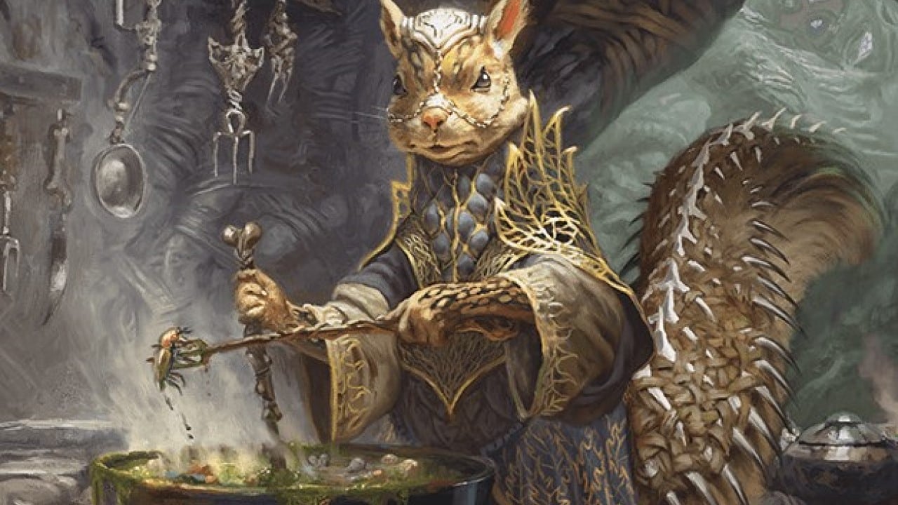 Hazel's Brewmaster | Bloomburrow Commander | Art by Simon Dominic
