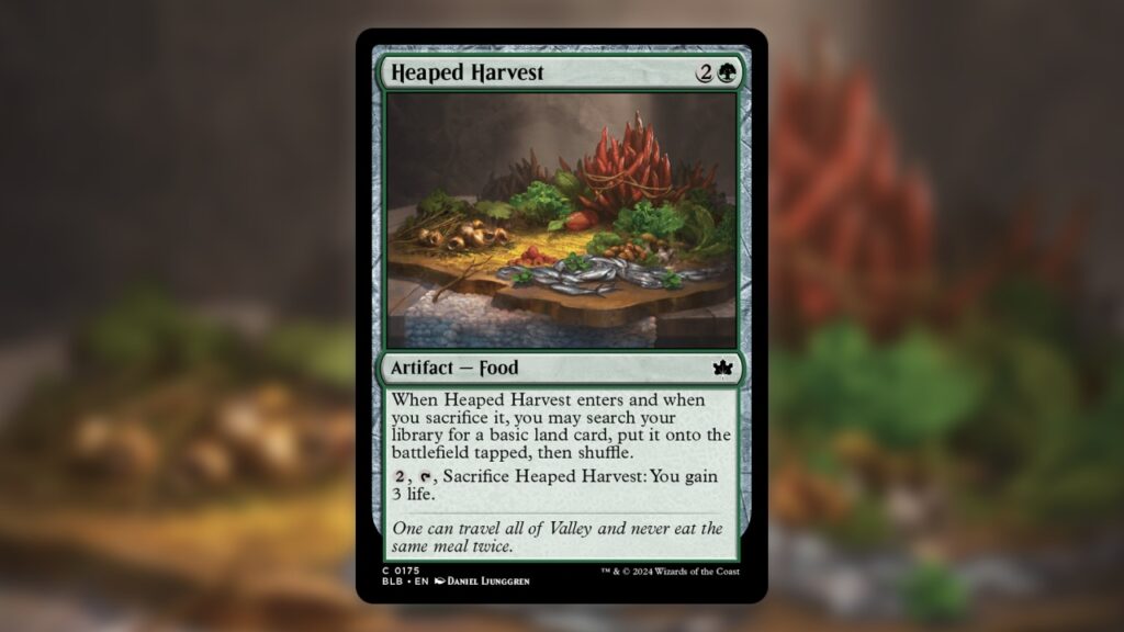 Bloomburrow Card Gallery Dump Heaped Harvest