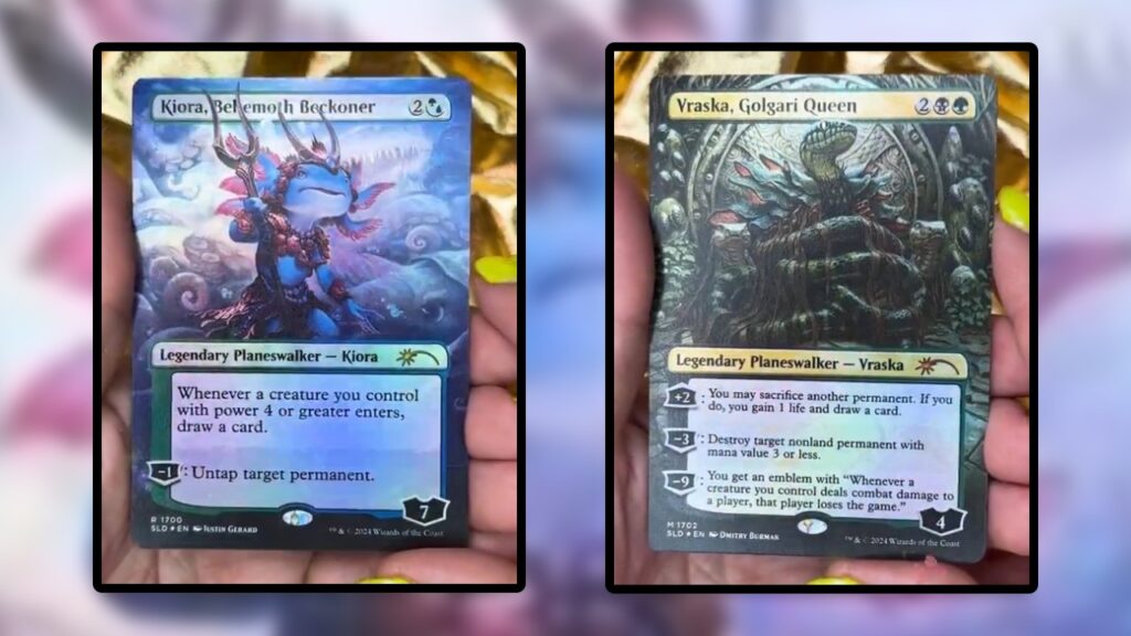Showcase: Bloomburrow Secret Lair Kiora and Vraska
