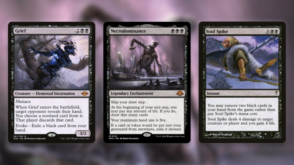 Mono-Black Necro MTG Key Cards