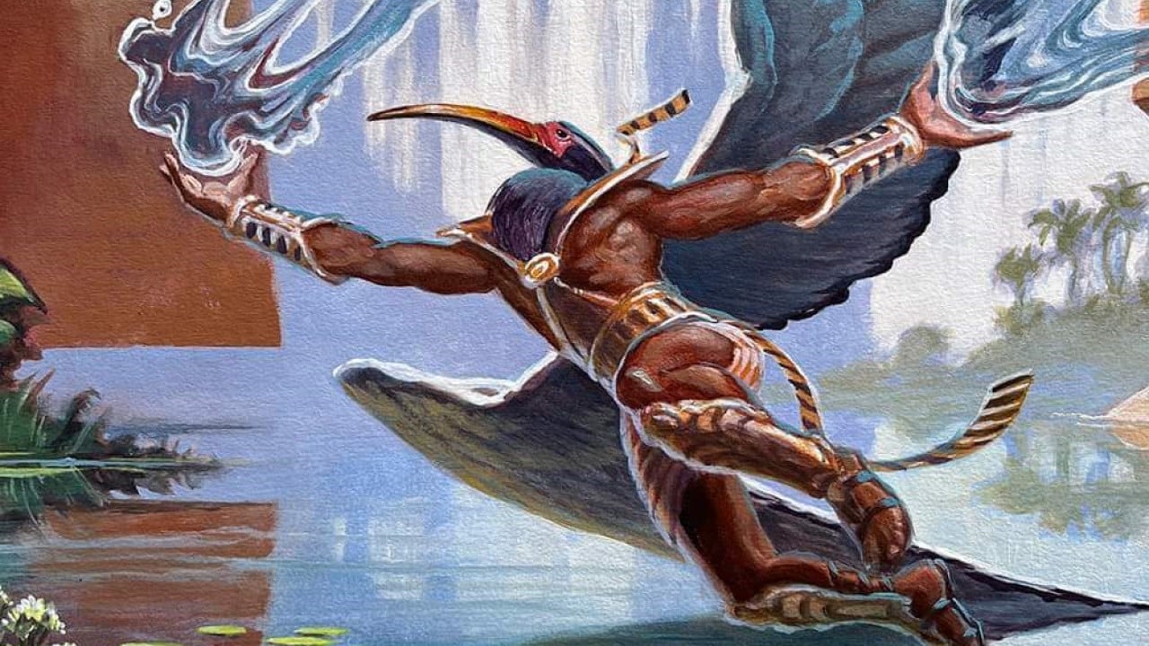 Nadu, Winged Wisdom | Modern Horizons 3 | Art by Daren Bader