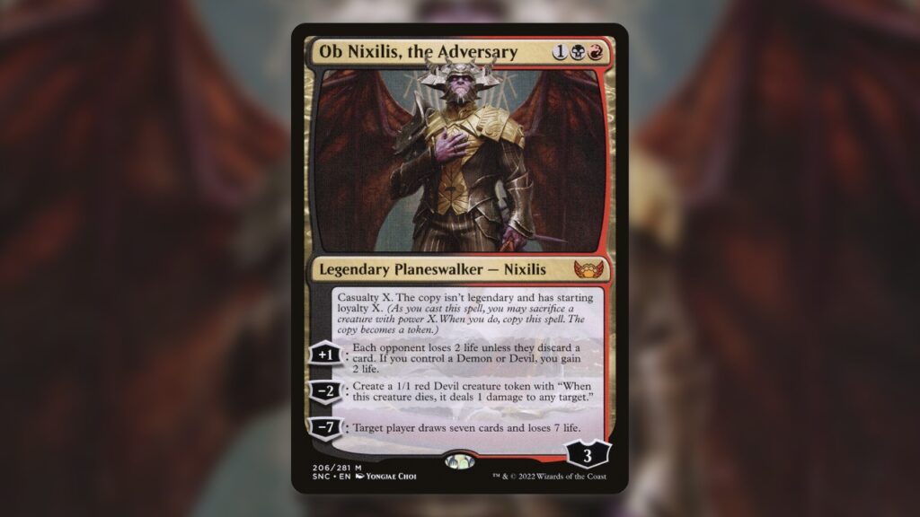 Ob Nixilis, the Adversary | Streets of New Capenna