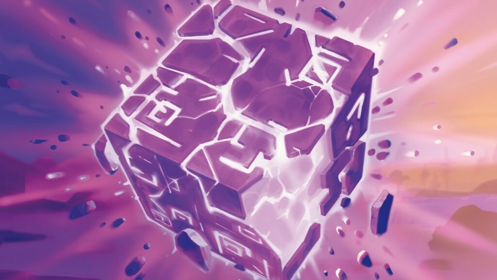 The Cube (Planar Bridge) | Secret Lair | Art by Alexandre Leoni