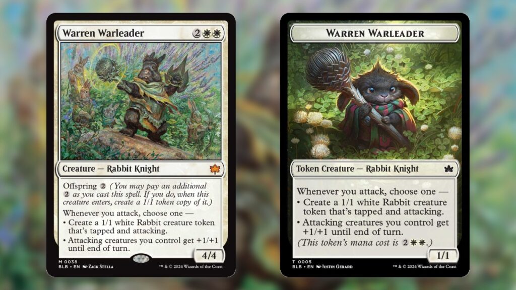Bloomburrow Debut Spoilers Warren Warleader