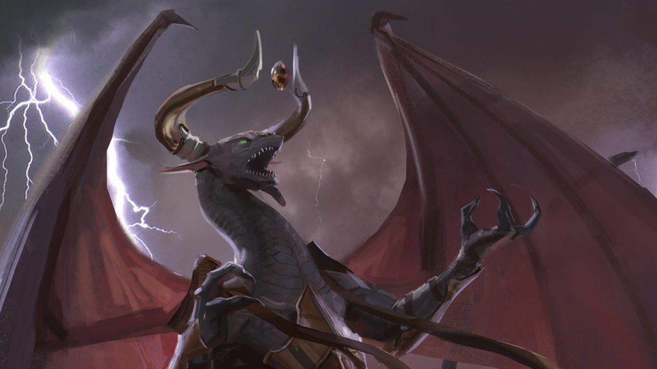 Because I Have Willed It | Archenemy: Nicol Bolas | Art by Adrian Majkrzak