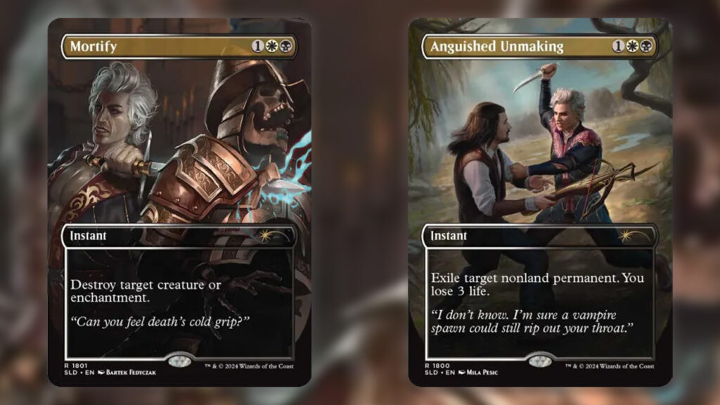 Astarion’s Thirst Secret Lair Drop Cards