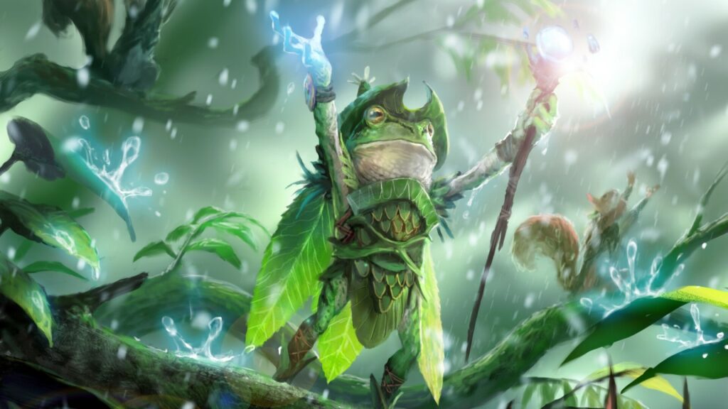 Sunshower Druid | Bloomburrow | Art by Tuan Duong Chu