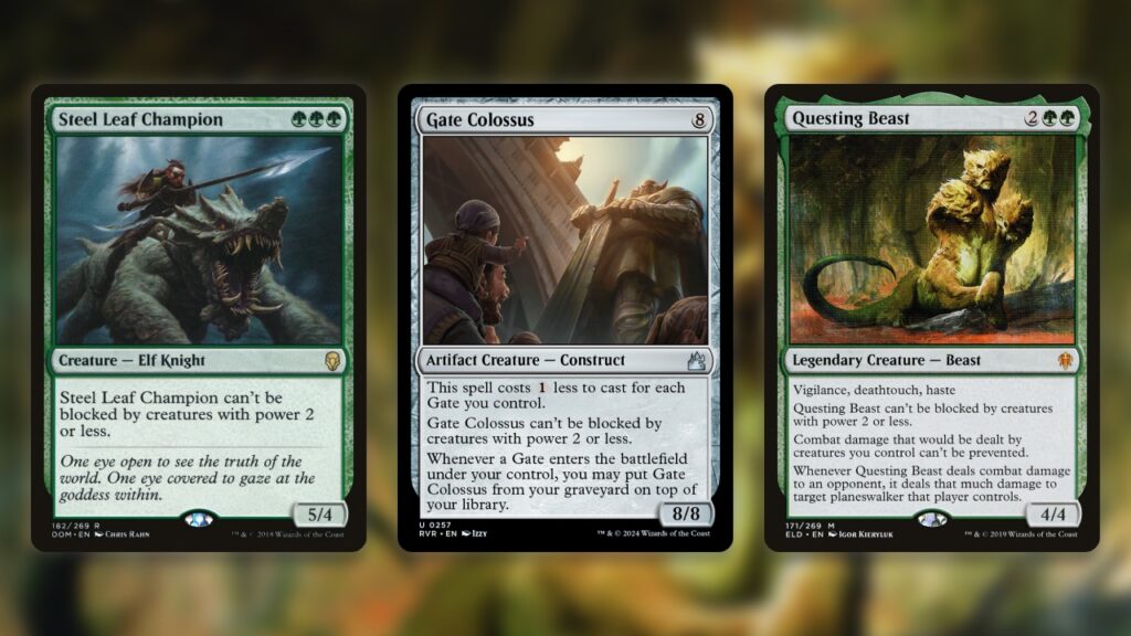 Daunt Keyword MTG Examples
