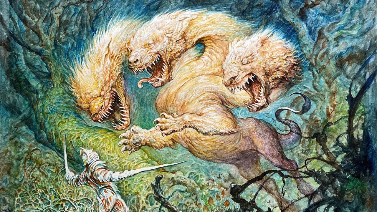 Questing Beast | Secret Lair | Art by Omar Rayyan