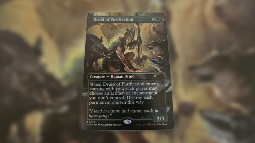 D&D 50th Bonus Cards Druid of Purification