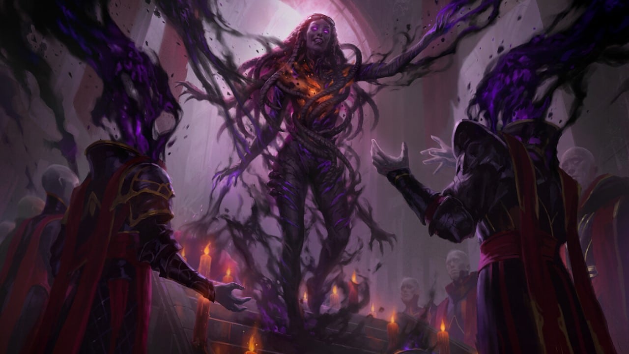 Braids, Arisen Nightmare | Dominaria United | Art by Heonhwa Choe