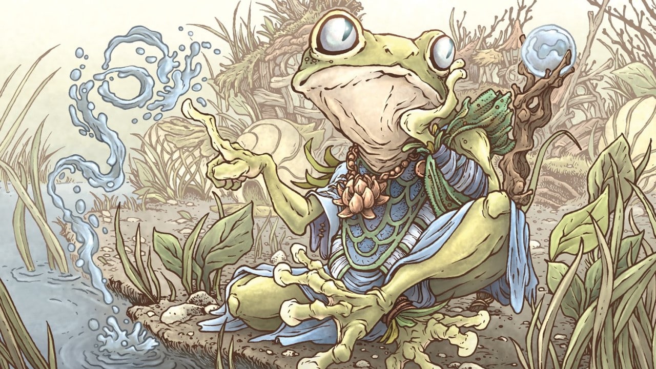 Helga, Skittish Seer | Bloomburrow | Art by David Petersen