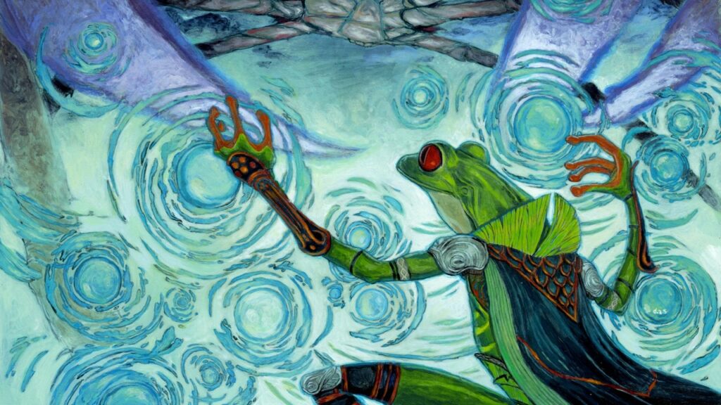 Into the Flood Maw | Bloomburrow | Art by Danny Schwartz