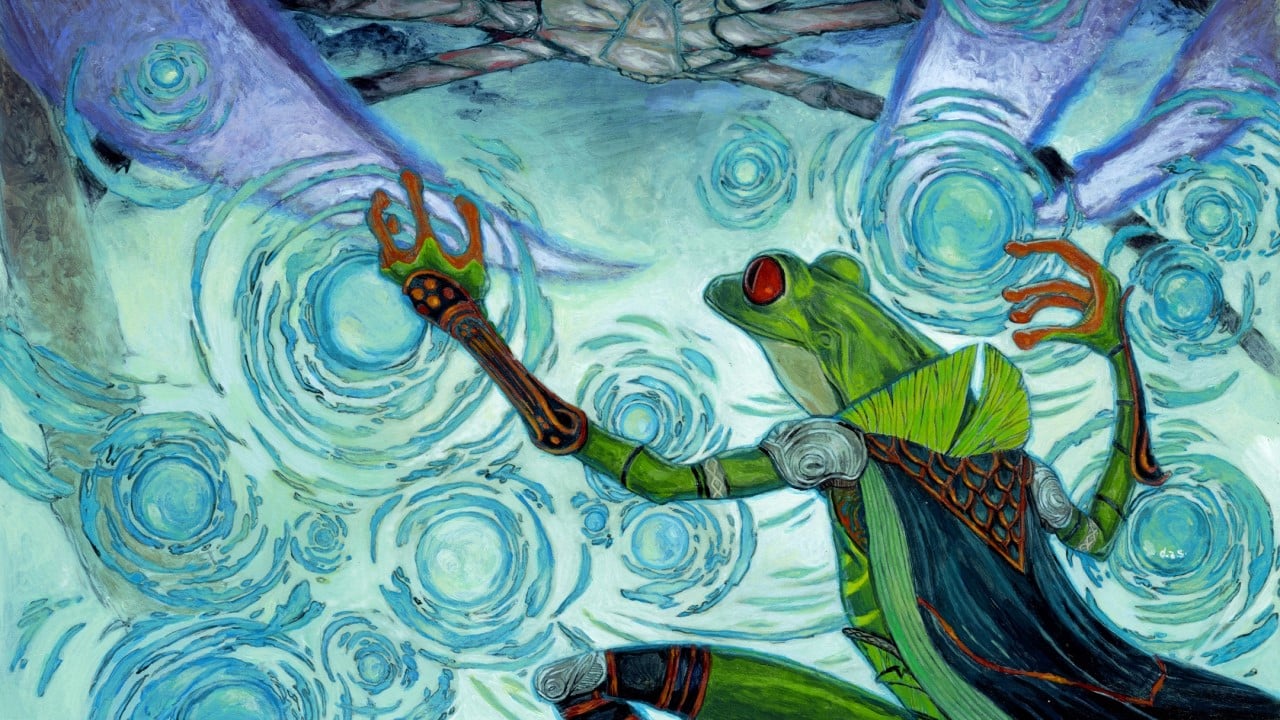 Into the Flood Maw | Bloomburrow | Art by Danny Schwartz