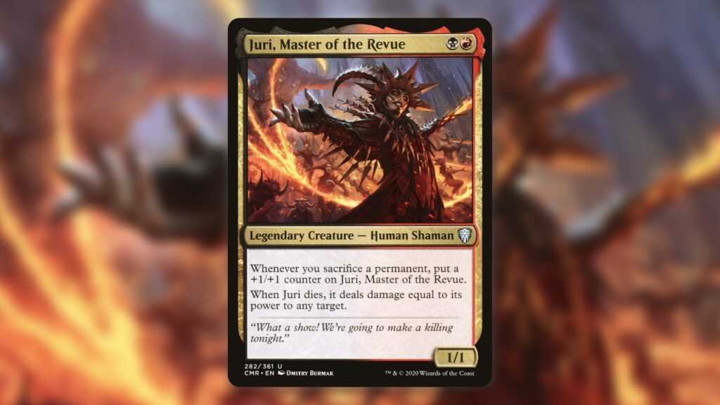 MTG Best Rakdos Commanders Juri, Master of the Revue