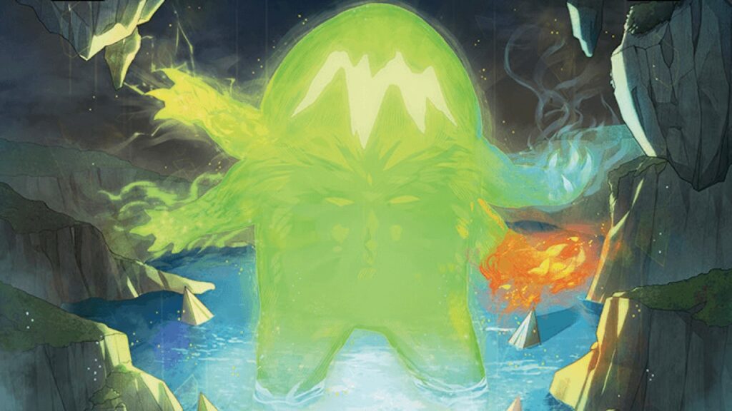 Omnath, Locus of Creation | Secret Lair | Art by Uta Natsume