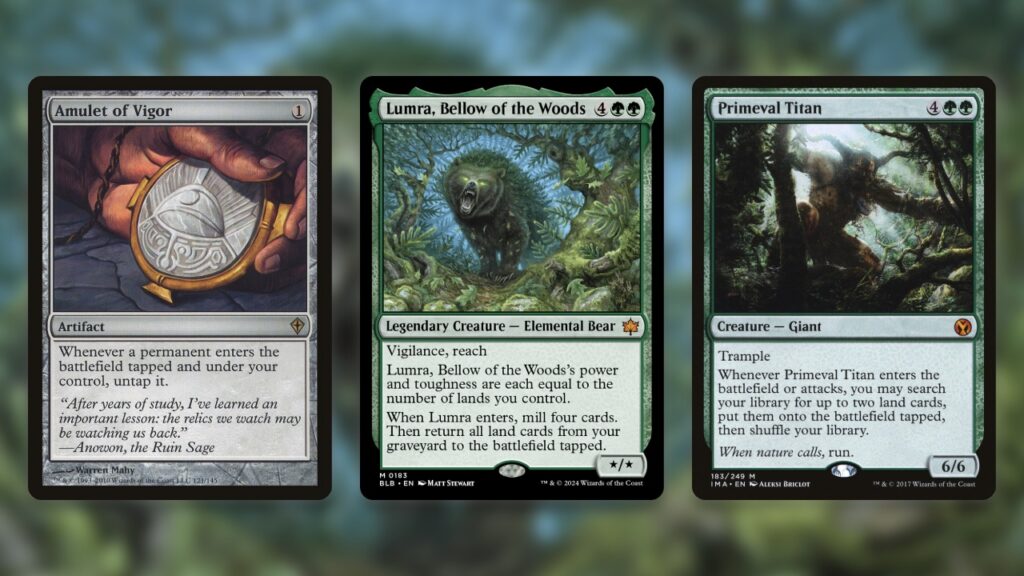 Lumra Amulet Titan MTG