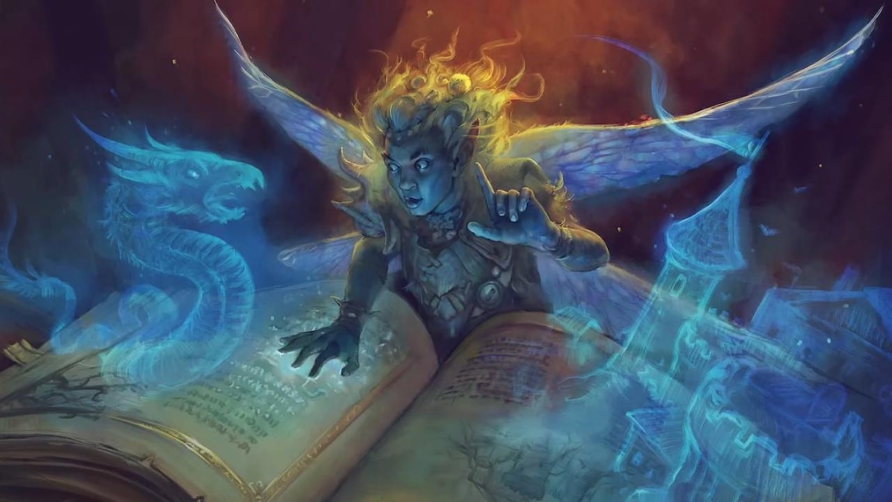 Storyteller Pixie | Wilds of Eldraine | Art by Peter Polach