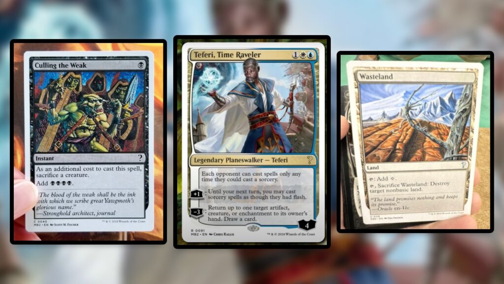 Mystery Booster 2 White Border Valuable Cards
