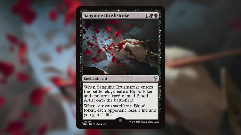 Sanguine Brushstroke