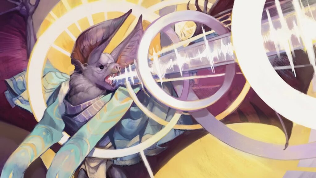 Sonar Strike | Bloomburrow | Art by Julie Dillon