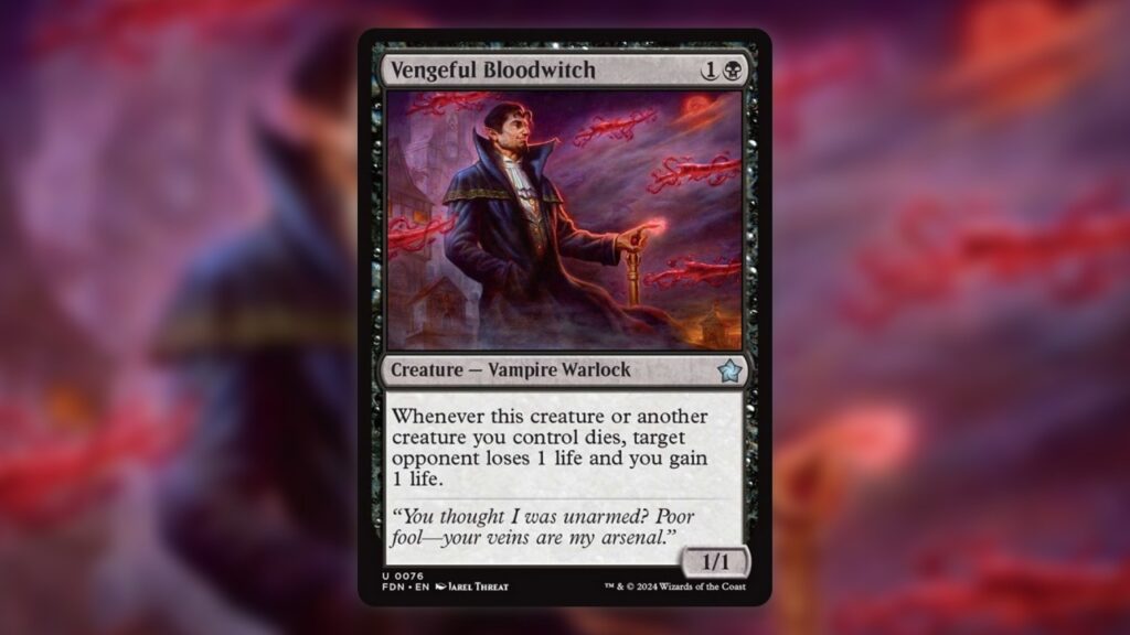 MTG Foundations Spoilers Vengeful Bloodwitch