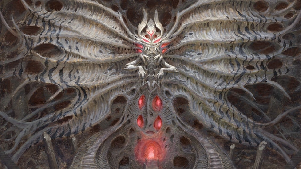 Valgavoth, Terror Eater | Duskmourn: House of Horrors | Art by Antonio José Manzanedo