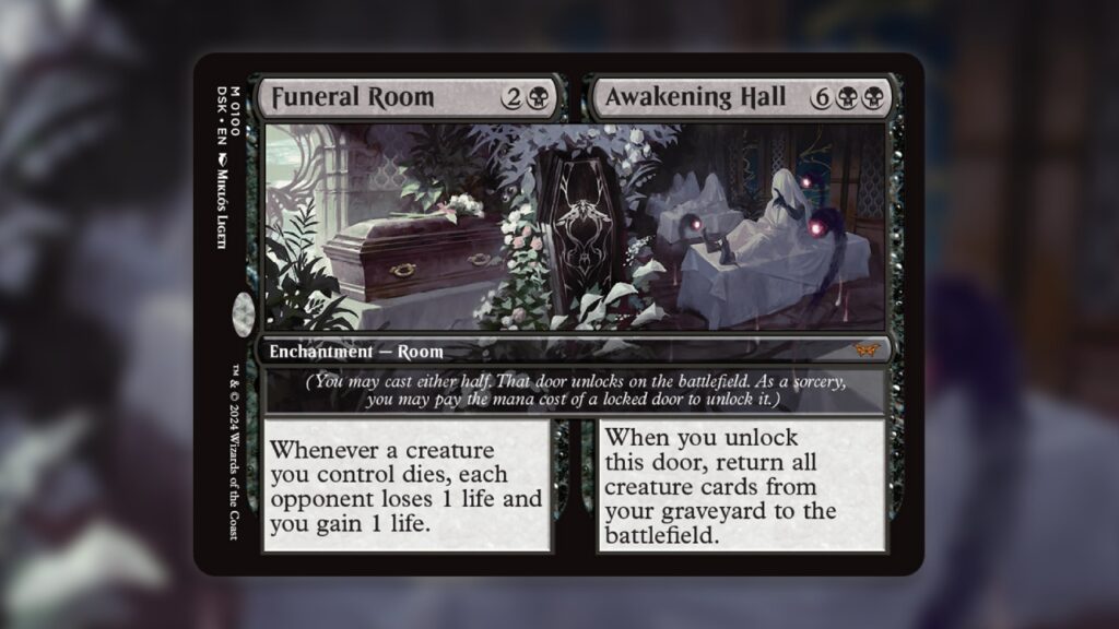 Best Rooms MTG Duskmourn Funeral Room Awakening Hall