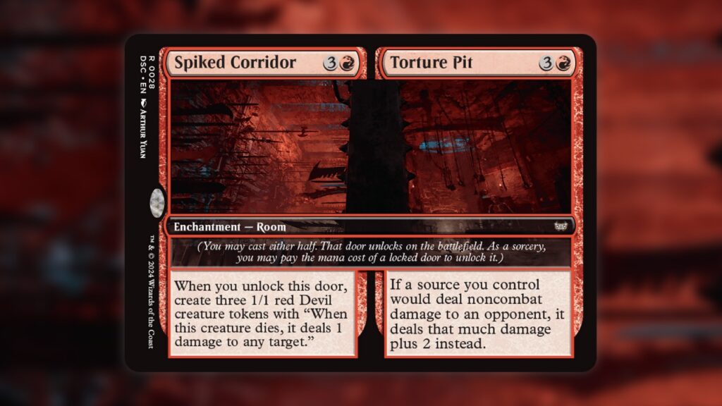 Best Rooms MTG Duskmourn Spiked Corrior Torture Pit