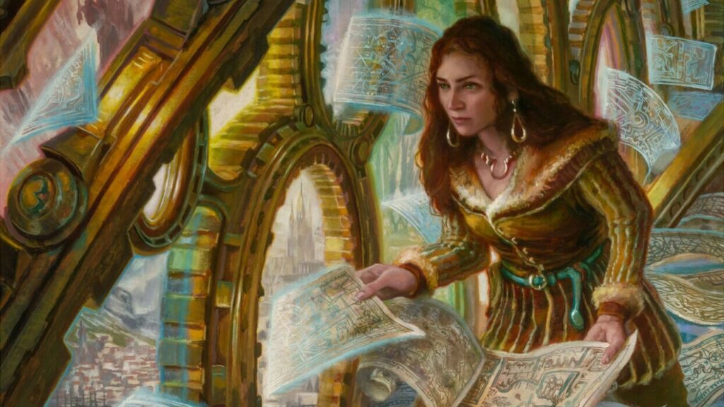 Cartographer's Survey | Innistrad: Crimson Vow | Art by Donato Giancola