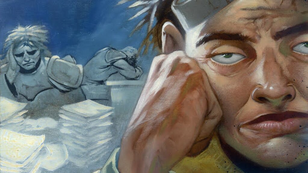 Fatigue | Urza's Destiny | Art by Jeff Miracola